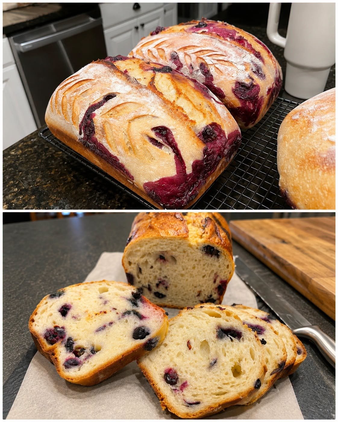 Blueberry Artisan Bread Recipe