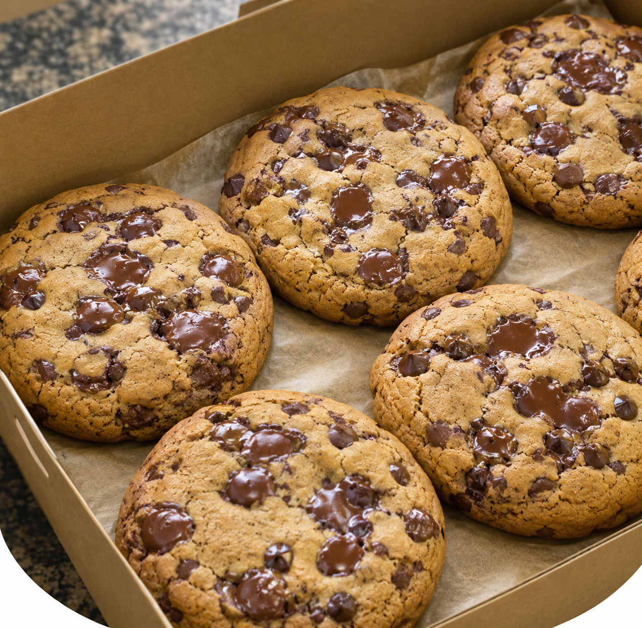 Giant Chocolate Chip Cookies