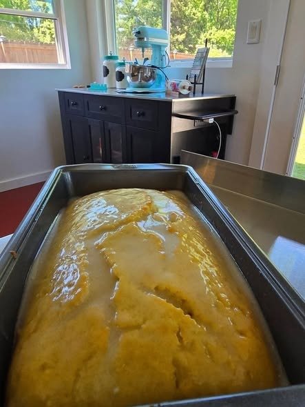 Soft & Moist Glazed Loaf Cake Recipe