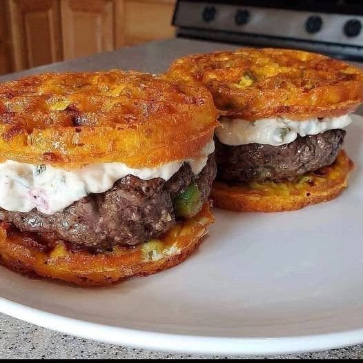 Chaffle Burger Recipe