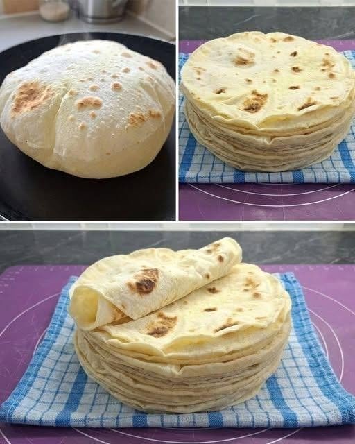 Soft Homemade Flour Tortillas Recipe