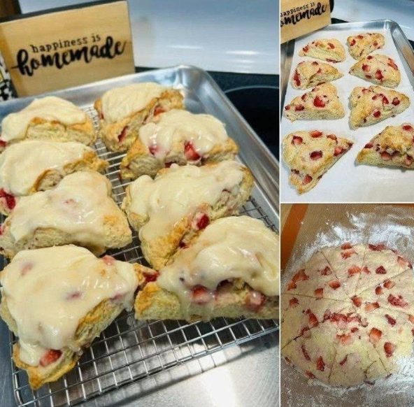Strawberry Scones Vanilla Recipe