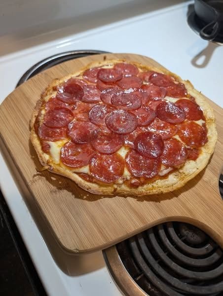 Sourdough Discard Pepperoni Pizza Recipe