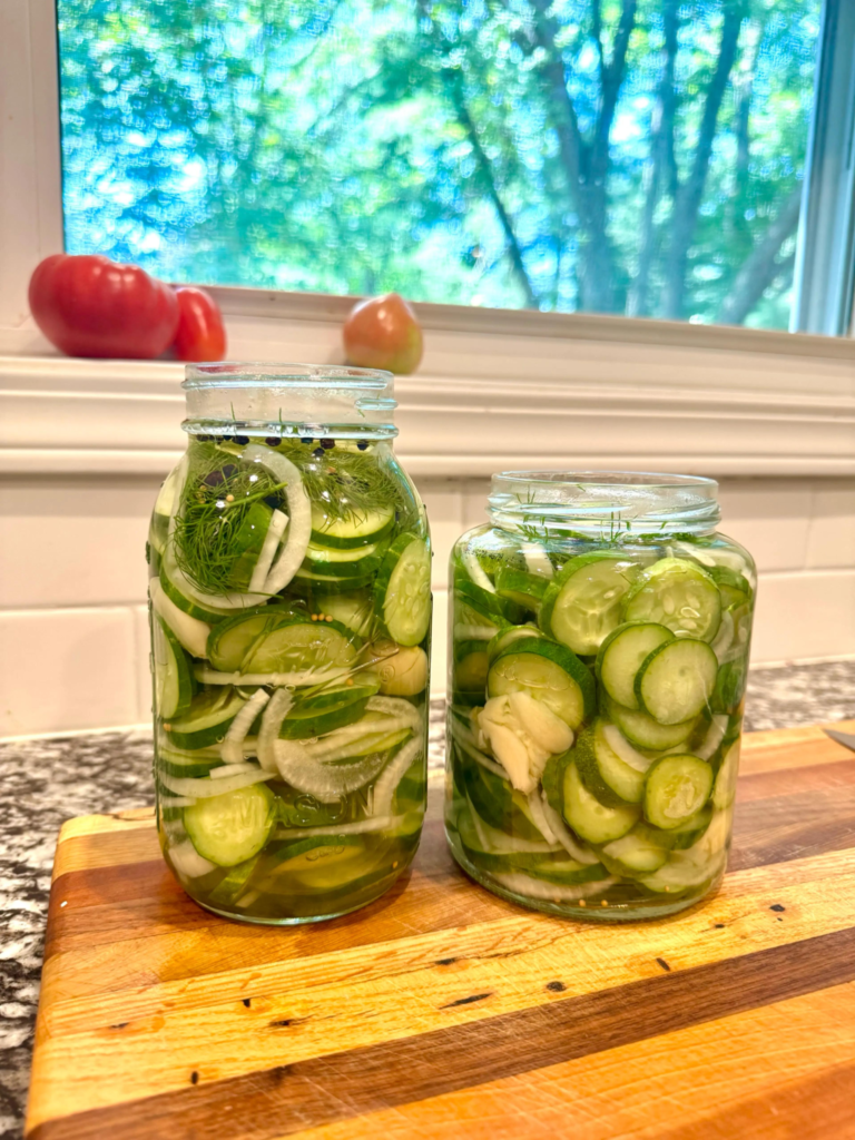 Homemade Refrigerator Pickles Recipe